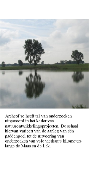 Archeologisch onderzoek, advisering